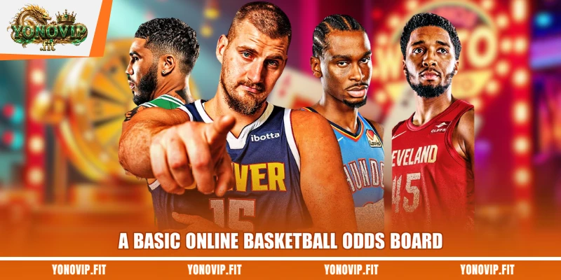 A basic online basketball odds board