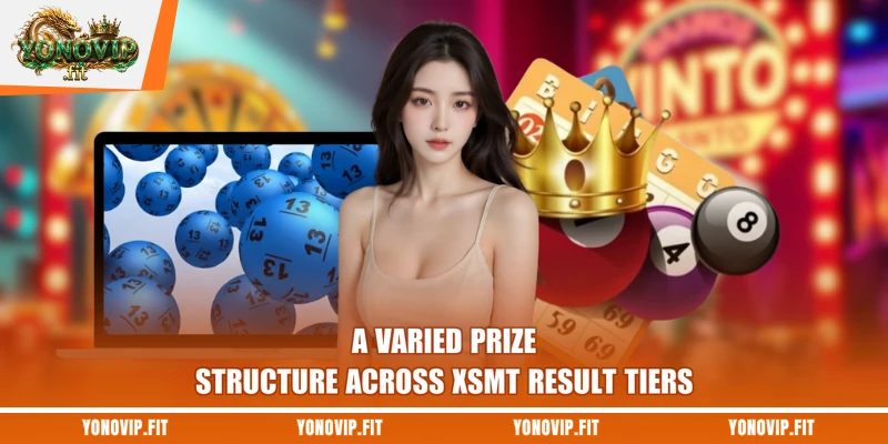 A varied prize structure across XSMT result tiers