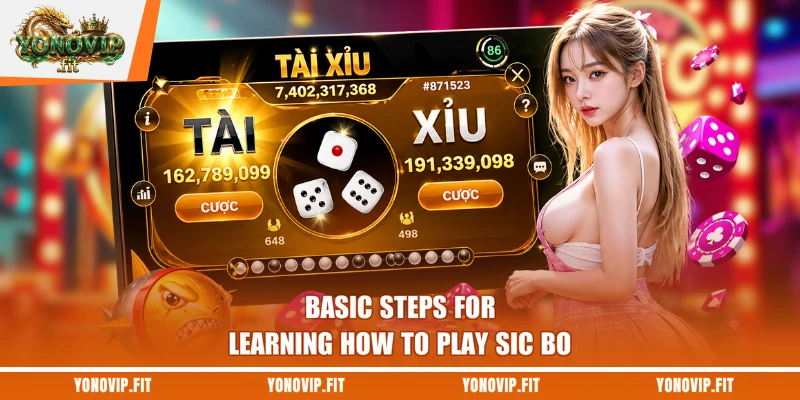 Basic steps for learning how to play Sic Bo