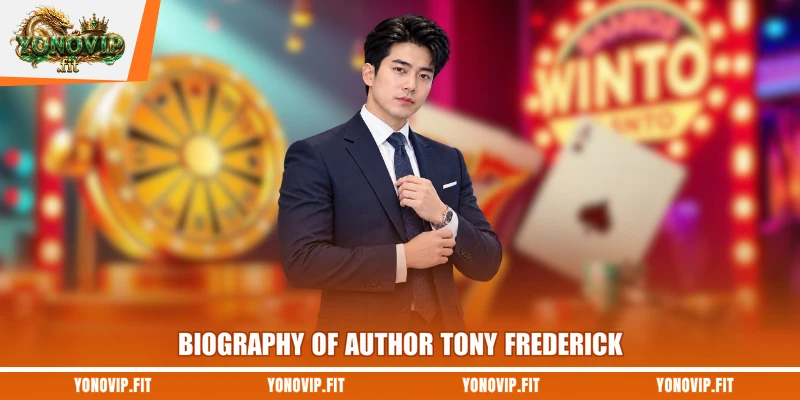 Biography of author Tony Frederick