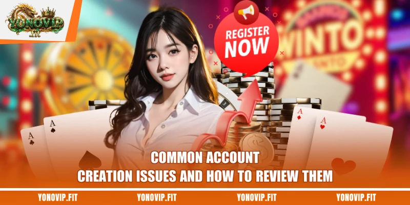 Common account-creation issues and how to review them
