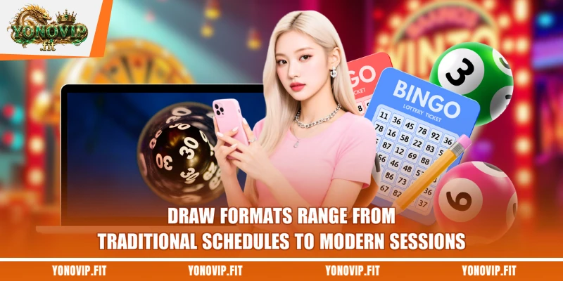 Draw formats range from traditional schedules to modern sessions