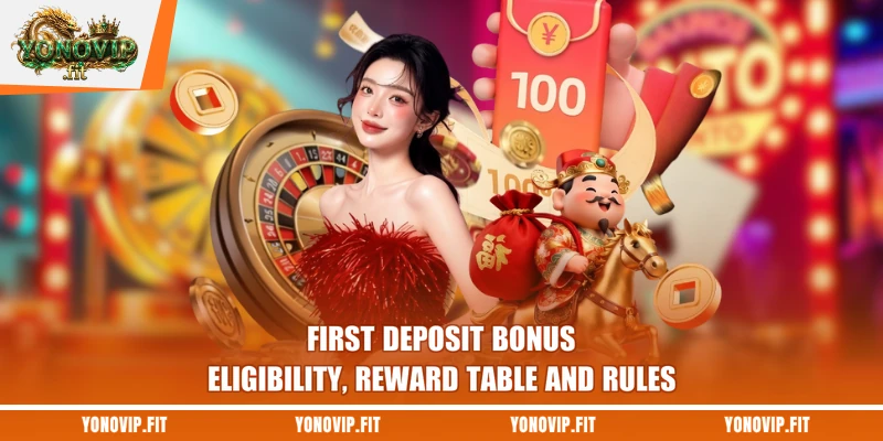 First Deposit Bonus - Eligibility, Reward Table And Rules