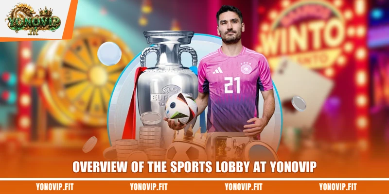 Overview of the sports lobby at Yonovip